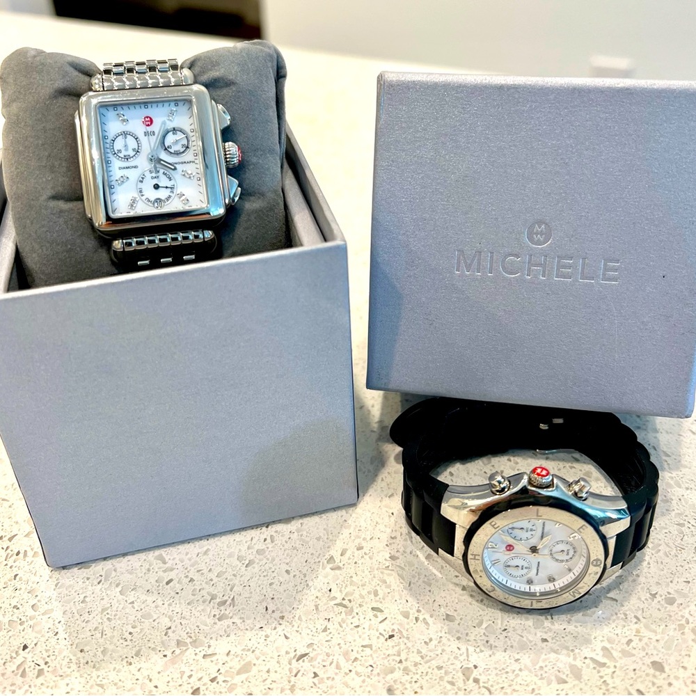 2 Michele Luxury Watches for sale